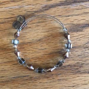 Alex and ani swarovski crystal beaded bracelet